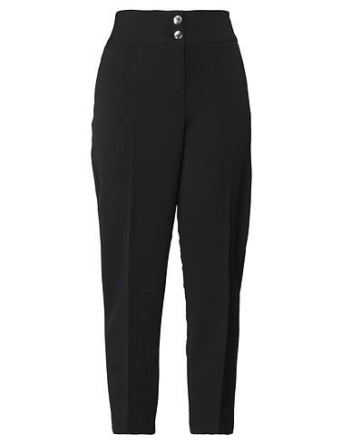 NENETTE Casual trouser Black 92% Polyester, 8% Elastane