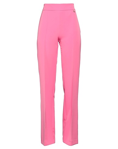 SOUVENIR Casual trouser Fuchsia 89% Polyester, 11% Elastane