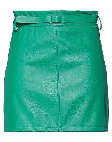 BOUTIQUE de la FEMME Mini skirt Green 55% Viscose, 45% Polyurethane