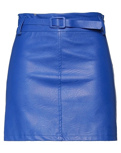 BOUTIQUE de la FEMME Mini skirt Blue 55% Viscose, 45% Polyurethane