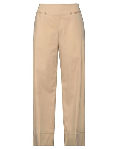 NENETTE Casual trouser Beige 61% Cotton, 36% Polyamide, 3% Elastane