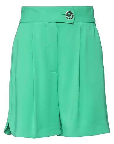 SIMONA CORSELLINI Shorts & Bermuda Green 96% Viscose, 4% Elastane