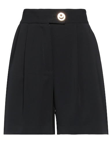 SIMONA CORSELLINI Shorts & Bermuda Black 96% Viscose, 4% Elastane