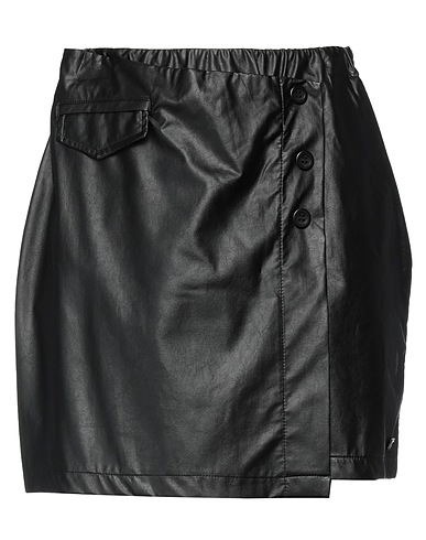 BOUTIQUE de la FEMME Mini skirt NERO 100% Viscose