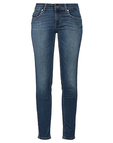 LIU •JO Denim pants Blue 86% Cotton, 12% Polyester, 2% Elastane