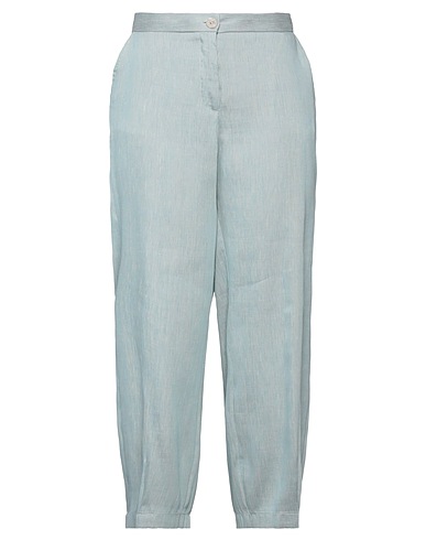 ZHELDA Casual trouser Sky blue 63% Lyocell, 28% Linen, 9% Polyamide