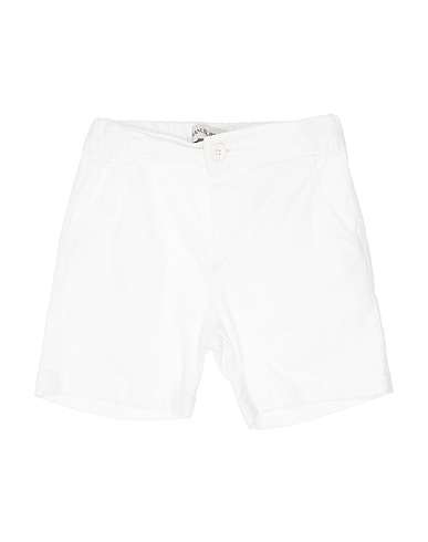 MANUEL RITZ Shorts & Bermuda Bianco 98% Cotone, 2% Elastan