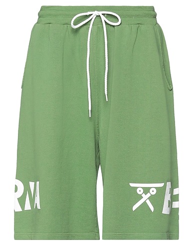 BERNA Shorts & Bermuda Green 100% Cotton