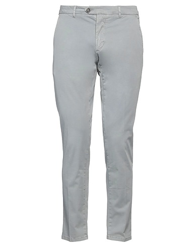 ROŸ ROGER'S Casual pants Grey 97% Cotton, 3% Elastane