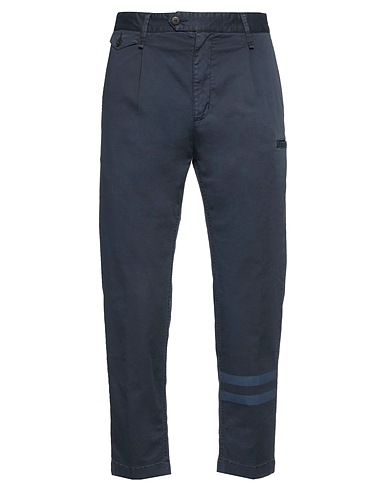 W_N_Y_ WHITE NAVY YELLOW_ Casual trouser Midnight blue 97% Cotton, 3% Elastane