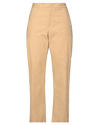 TWINSET Casual trouser Sand 96% Cotton, 4% Elastane