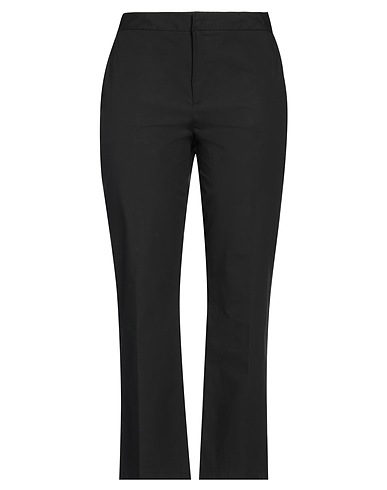 TWINSET パンツ ブラック コットン 96% / ポリウレタン 4%