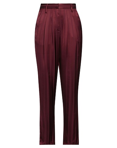 AMUR Casual trouser Burgundy 100% Viscose, Cupro