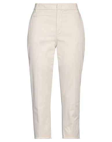 DONDUP Casual pants Beige 97% Cotton, 3% Elastane