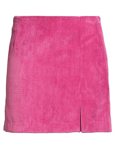 VICOLO Mini skirt Fuchsia 88% Polyester, 11% Polyamide, 1% Elastane
