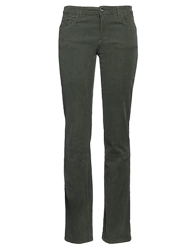 FRACOMINA Casual pants JEANS Military green 97% Cotton, 3% Elastane
