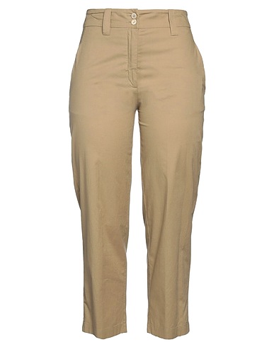 ERIKA CAVALLINI Casual pants Sage green 100% Cotton