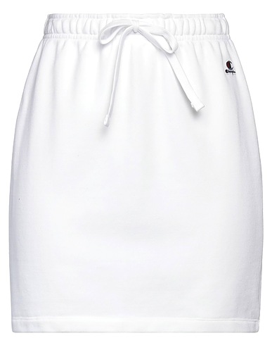 CHAMPION Mini skirt White 67% Cotton, 33% Polyester