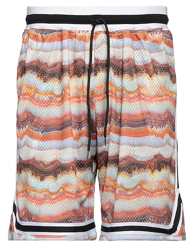 JOHN ELLIOTT Shorts & Bermudas Orange 100% Polyester, Nylon