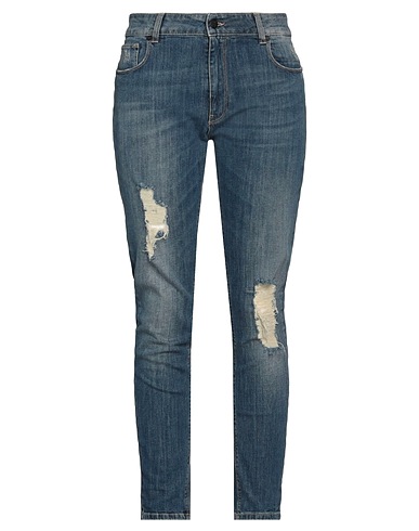 UP ★ JEANS Denim pants Blue 98% Cotton, 2% Elastane