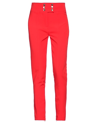W LES FEMMES by BABYLON Casual trouser Red 88% Polyamide, 12% Elastane