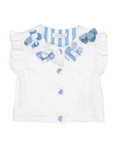 MEILISA BAI Jacket White 97% Cotton, 3% Elastane