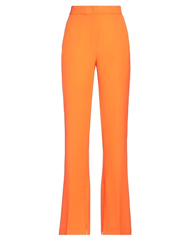 KAOS Casual trouser Orange 91% Polyester, 9% Elastane