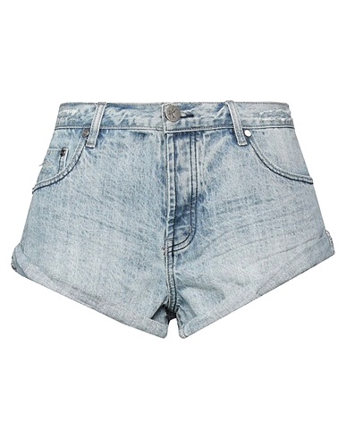 ONE TEASPOON Denim shorts Blue 80% Cotton, 20% Recycled cotton