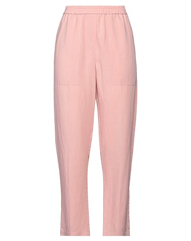 8PM Casual pants Pink 60% Viscose, 40% Linen