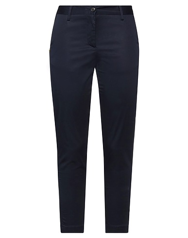 WHITE SAND Casual trouser Midnight blue 97% Cotton, 3% Elastane