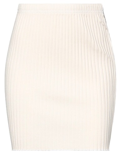 JOHN ELLIOTT Minigonna Avorio 94% Cotone, 6% Elastan