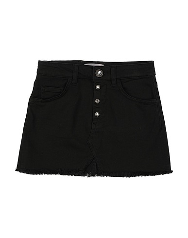 DONDUP Skirt Black 92% Cotton, 6% Elastomultiester, 2% Elastane