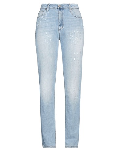 PLEASE Jeans Blau 100% Baumwolle