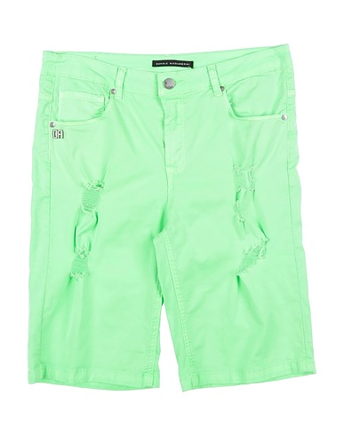 DANIELE ALESSANDRINI Shorts & Bermuda Green 98% Cotton, 2% Elastane