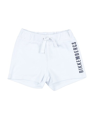 BIKKEMBERGS Shorts & Bermudas Weiß 95% Baumwolle, 5% Elastan