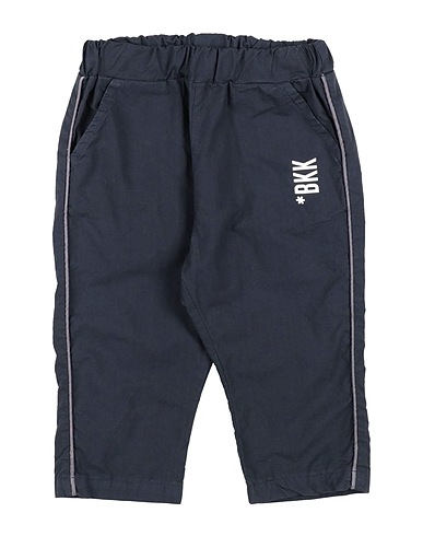 BIKKEMBERGS Casual pants Midnight blue 100% Cotton