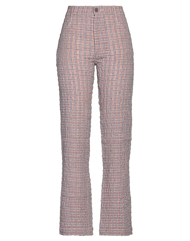 McQ Alexander McQueen Casual trouser Mauve 75% Linen, 25% Cotton