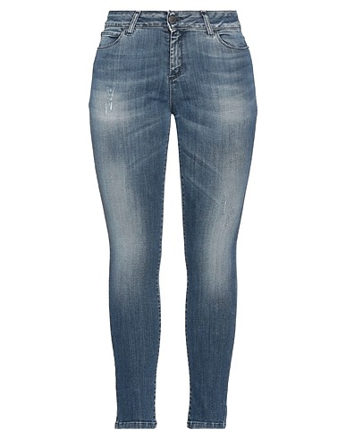 FLY GIRL Denim trousers Blue 98% Cotton, 2% Elastane