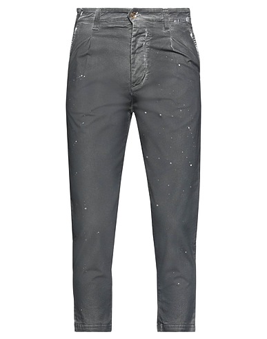 OFFICINA 36 Casual pants Lead 97% Cotton, 3% Elastane