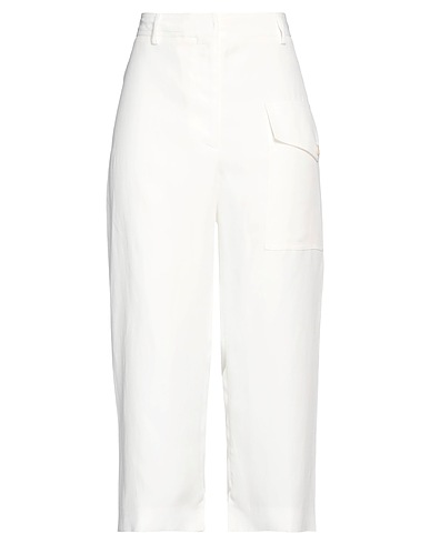 STELLA McCARTNEY Casual trouser White 72% Viscose, 28% Linen