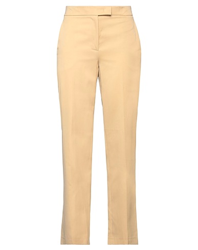 TWINSET Casual pants Sand 84% Cotton, 16% Linen