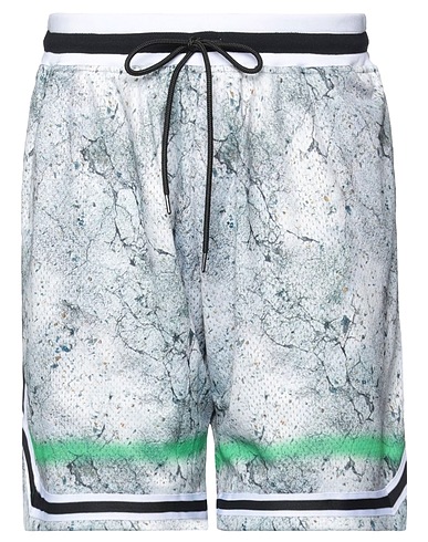 JOHN ELLIOTT Shorts & Bermuda White 100% Polyester, Nylon