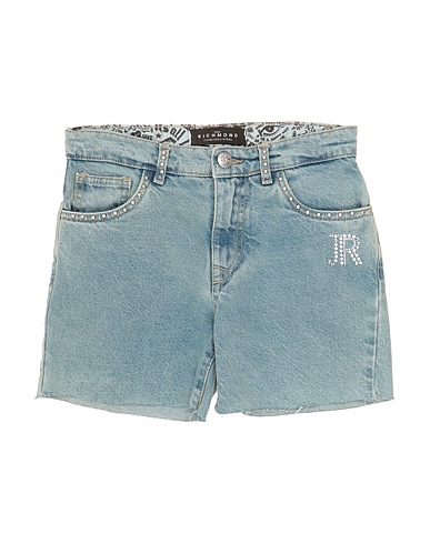 JOHN RICHMOND Denim shorts Blue 100% Cotton