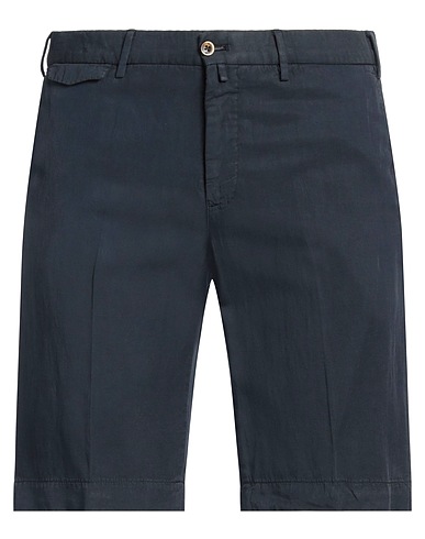 PT Torino Shorts & Bermuda Navy blue 61% Lyocell, 22% Linen, 17% Cotton