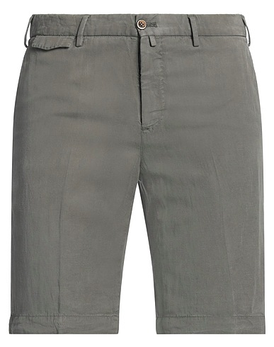 PT Torino Shorts & Bermuda Grigio 61% Lyocell, 22% Lino, 17% Cotone