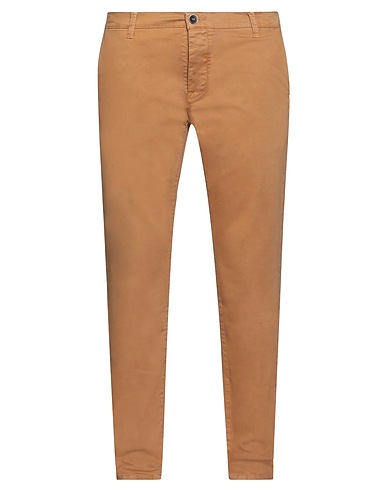 ADDICTION Casual pants Camel 97% Cotton, 3% Elastane