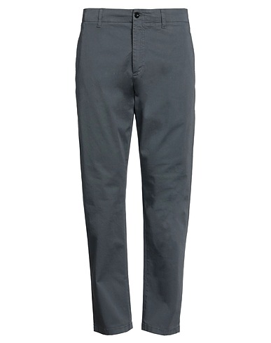 DEPARTMENT 5 Casual trouser Slate blue 97% Cotton, 3% Elastane