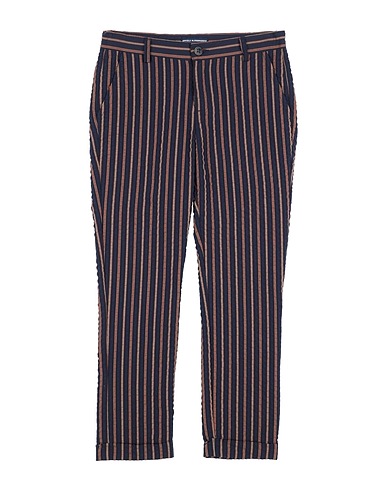 DANIELE ALESSANDRINI Casual trouser Midnight blue 42% Cotton, 33% Polyester, 25% Polyamide