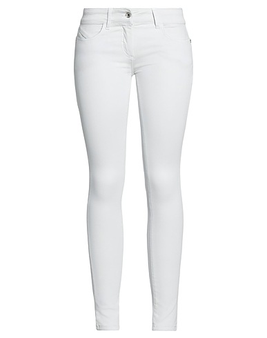 PATRIZIA PEPE Denim trousers Light grey 92% Cotton, 6% Polyester, 2% Elastane