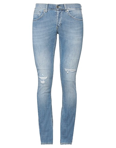 DONDUP Denim pants Blue 98% Cotton, 2% Elastane